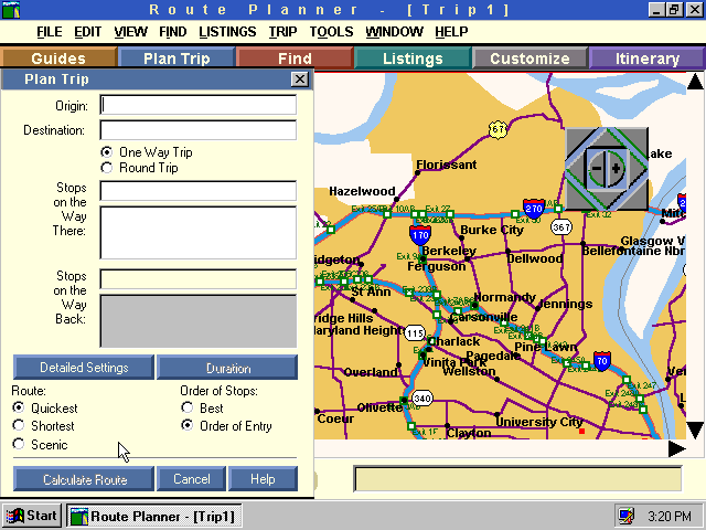 Route Planner - Trip
